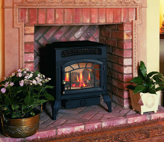 Traditional flueless stove